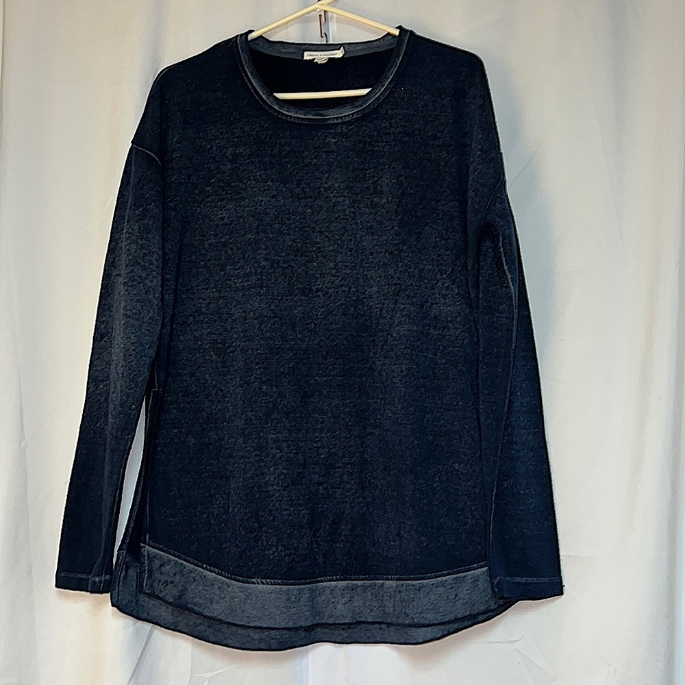Threads 4 Thought burnout tunic , Navy, Sz M